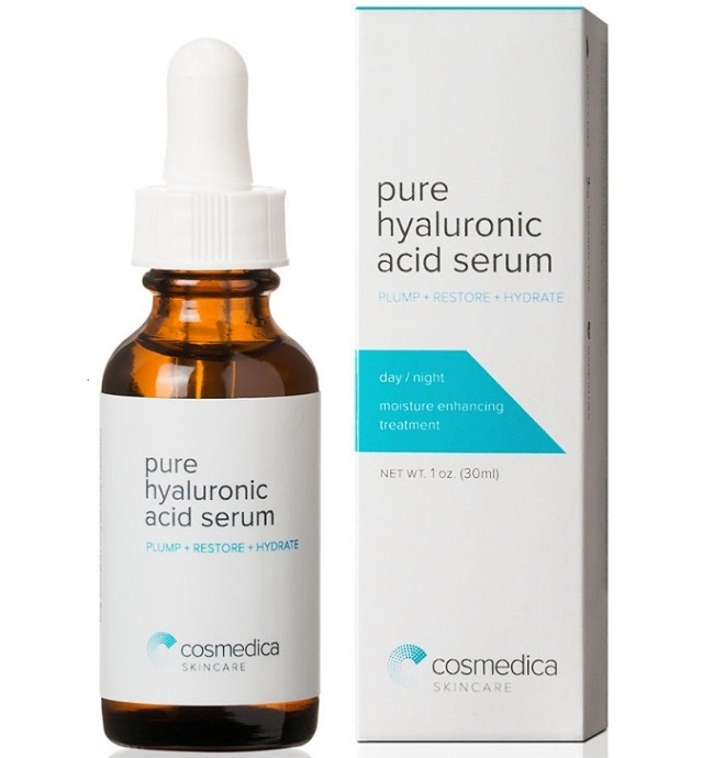 Căng da mặt với Serum Cosmedica Hyaluronic Acid